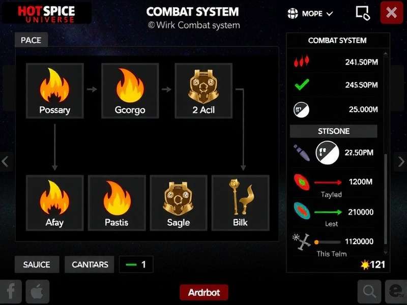 Hot Spice Universe Gameplay Combat Hot Spice Universe Combat System